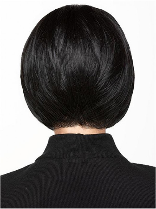 Parrucche Di Capelli Umani Da 25,4 Cm Con Monofilamento Bobline Di Media Lunghezza