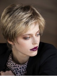 Parrucche Sintetiche Dritte Corte Senza Cappuccio