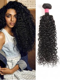 1 Pacchetto Di Estensioni Di Trama Di Capelli Umani Ricci Vergini