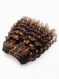 Estensione Dei Capelli Di Trama Del Tessuto Del Bob Brasiliano Corto Ricci Crespi Da 8 Pollici
