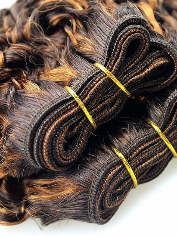 Estensione Dei Capelli Di Trama Del Tessuto Del Bob Brasiliano Corto Ricci Crespi Da 8 Pollici