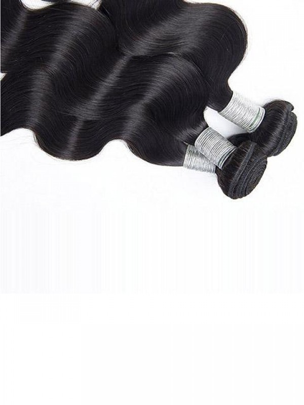1 Fascio Di Estensioni Dei Capelli Umani Di Remy Vergini Dell'Onda Del Corpo