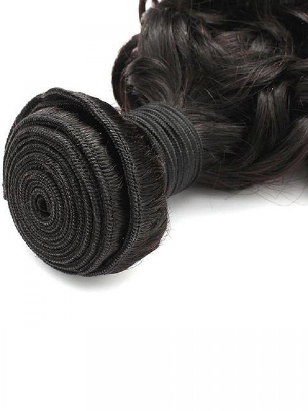 Estensione Della Trama Dell'Onda D'Acqua Dei Capelli Umani Di Remy Vergine Al 100%.