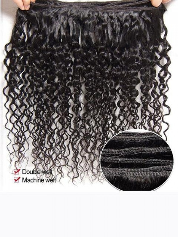 Estensione Della Trama Dell'Onda D'Acqua Dei Capelli Umani Di Remy Vergine Al 100%.