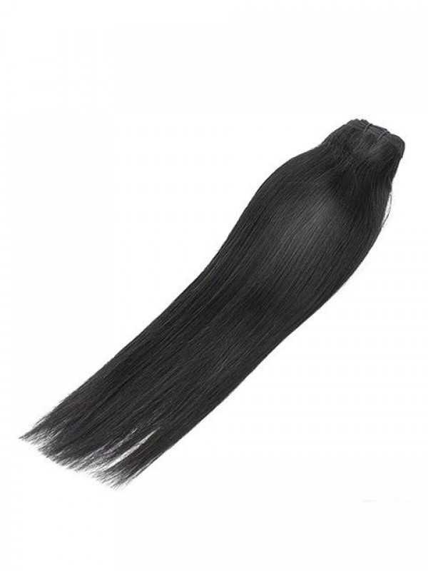 16" 100 G/Bundle Estensioni Di Trama Del Tessuto Dei Capelli Umani Vergini Serici Delle Donne