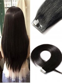 Estensioni Dei Capelli Umani Di Remy 100% Setosi Lunghi Dritti 20 Pezzi