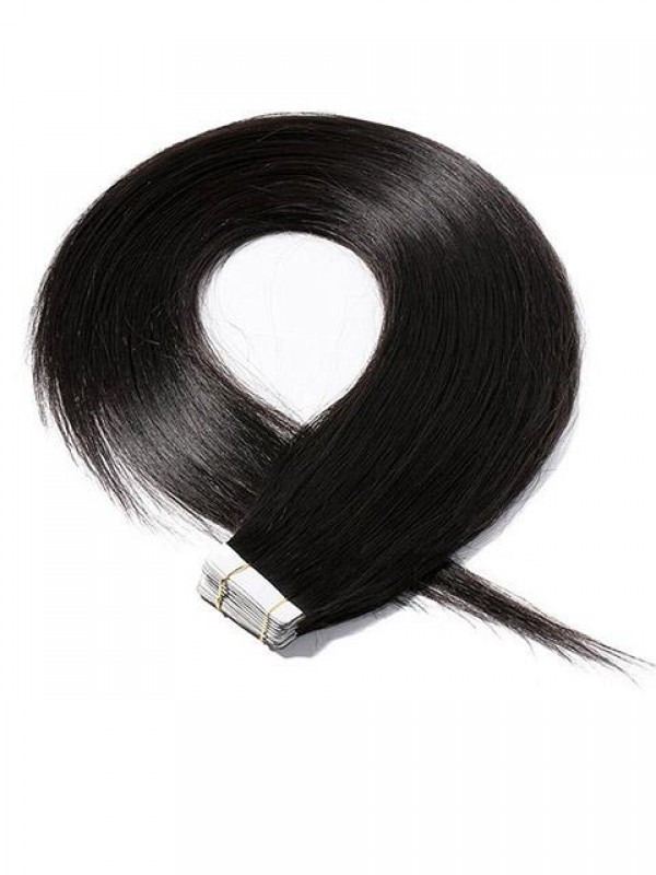 Estensioni Dei Capelli Umani Di Remy 100% Setosi Lunghi Dritti 20 Pezzi