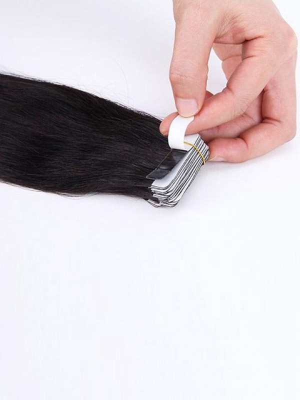 Estensioni Dei Capelli Umani Di Remy 100% Setosi Lunghi Dritti 20 Pezzi