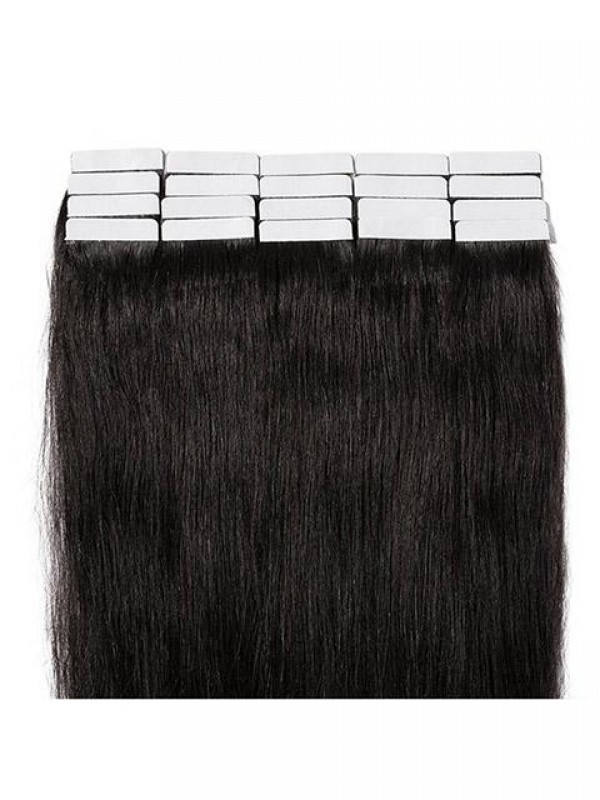 Estensioni Dei Capelli Umani Di Remy 100% Setosi Lunghi Dritti 20 Pezzi