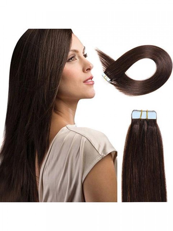 Nastro Da 20 Pezzi Nelle Estensioni Dei Capelli Umani Con Trama Liscia E Senza Cuciture