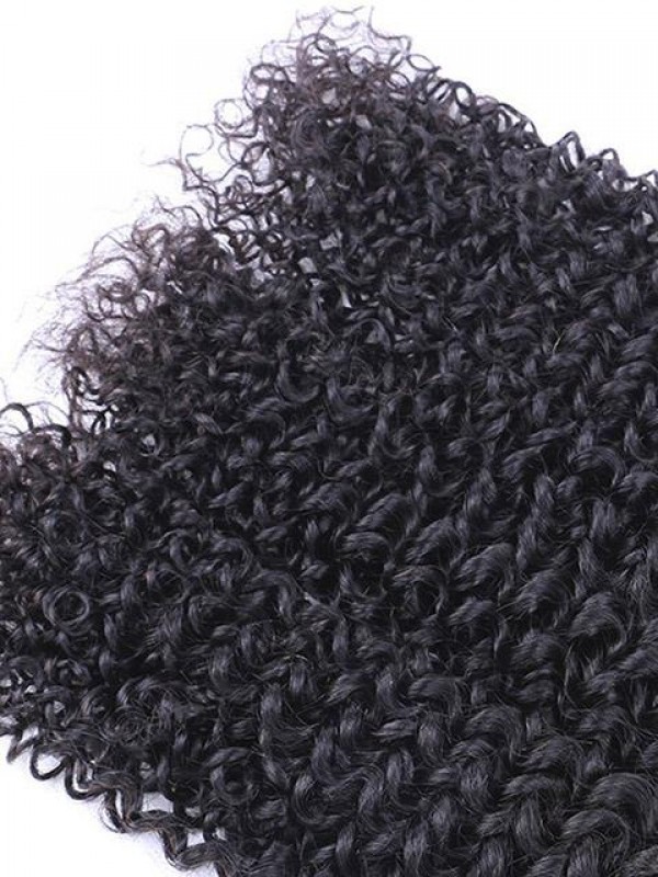 Estensioni Della Trama Dei Capelli Veri Di Colore Naturale Riccio Crespo Di 3 Pacchi
