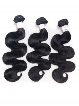 3 Bundles Capelli Vergini Onda Del Corpo Dei Capelli Umani Tesse