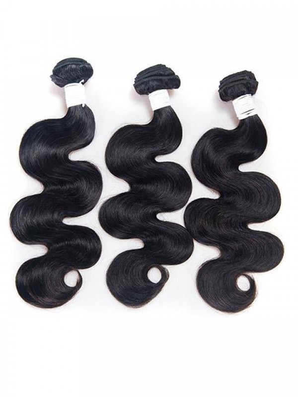 3 Bundles Capelli Vergini Onda Del Corpo Dei Capelli Umani Tesse