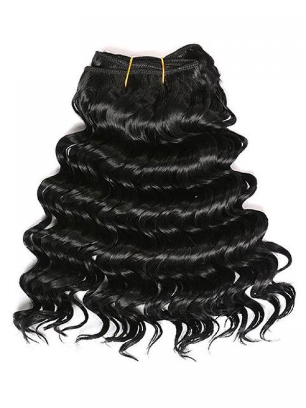 Deep Wave 2 Bundles Estensioni Dei Capelli Trame Dei Capelli Sintetici Ricci