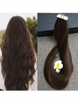 Estensioni Dei Capelli Umani Con Trama Della Pelle Del Nastro Senza Cuciture Remy Da 20 Pollici