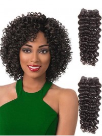 Eleganti 4 Fasci Di Estensioni Dei Capelli Umani Con Trama Arricciata Jerry