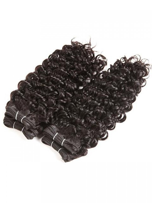 Eleganti 4 Fasci Di Estensioni Dei Capelli Umani Con Trama Arricciata Jerry