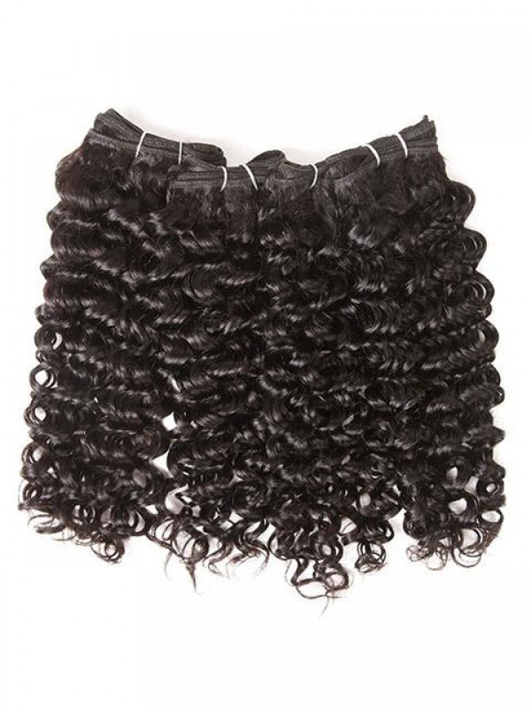 Eleganti 4 Fasci Di Estensioni Dei Capelli Umani Con Trama Arricciata Jerry