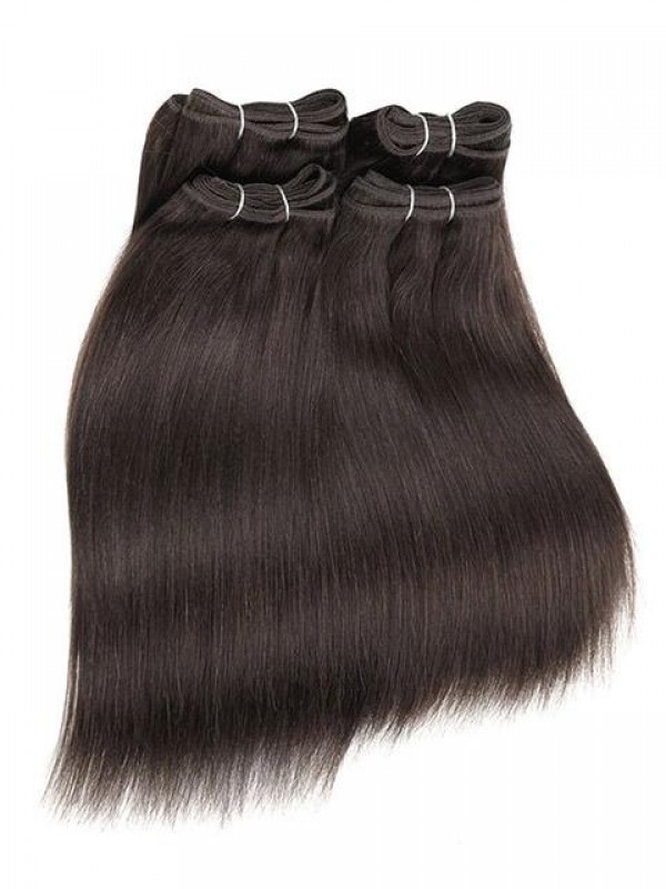 Eleganti 4 Fasci Di Estensioni Naturali Della Trama Dei Capelli Del Tessuto Dei Capelli Umani Di Yaki