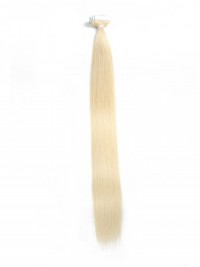 20 Pezzi 50 G Di Nastro Dritto Nelle Estensioni Dei Capelli Biondi Più Chiari 100% Capelli Vergini