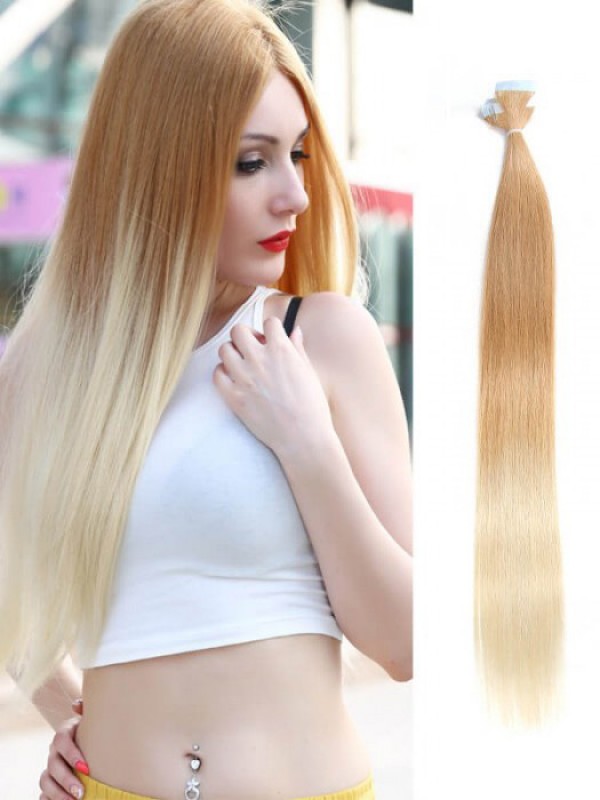 Nastro Dritto Ombre 20 Pezzi 50 G Nelle Estensioni Dei Capelli