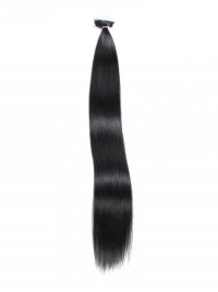 20 Pezzi 50 G Di Nastro Dritto Nelle Estensioni Dei Capelli Jet Black 100% Capelli Vergini