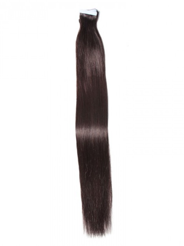 20Pcs 50G Nastro Dritto Nelle Estensioni Dei Capelli Nero Naturale 100% Capelli Vergini